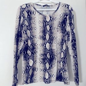 Karl Lagerfeld Snakeskin Top